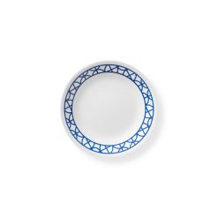 Corelle Durable Dinnerware Cobalt Circles 6.75 Appetizer Plate