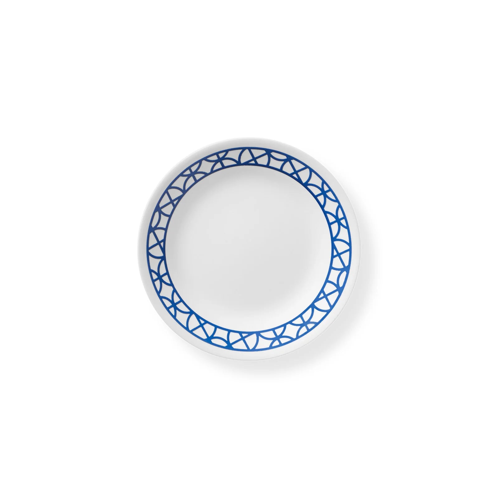 Corelle Durable Dinnerware Cobalt Circles 6.75 Appetizer Plate