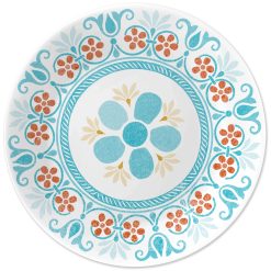 Corelle Durable Dinnerware Global Collection Terracotta Dreams 6.75 Appetizer Plate