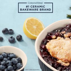 Alternative view of Corelle Durable Dinnerware French Colors 1.5-quart Round Baking Dish, Navy
