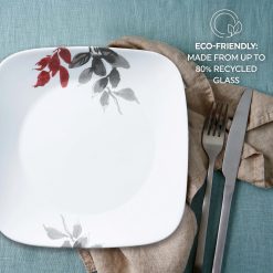 Alternative view of Corelle Durable Dinnerware Kyoto Leaves 16-piece Dinnerware Set, Service for 4