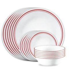 Corelle Durable Dinnerware Logan 18-pc Dinnerware Set, Service for 6