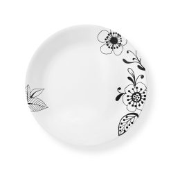 Corelle Durable Dinnerware Inked Poppy 10.25 Dinner Plate