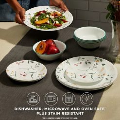 Alternative view of Corelle Durable Dinnerware Wildflower Scatter 32-piece Dinnerware Set, Service for 8
