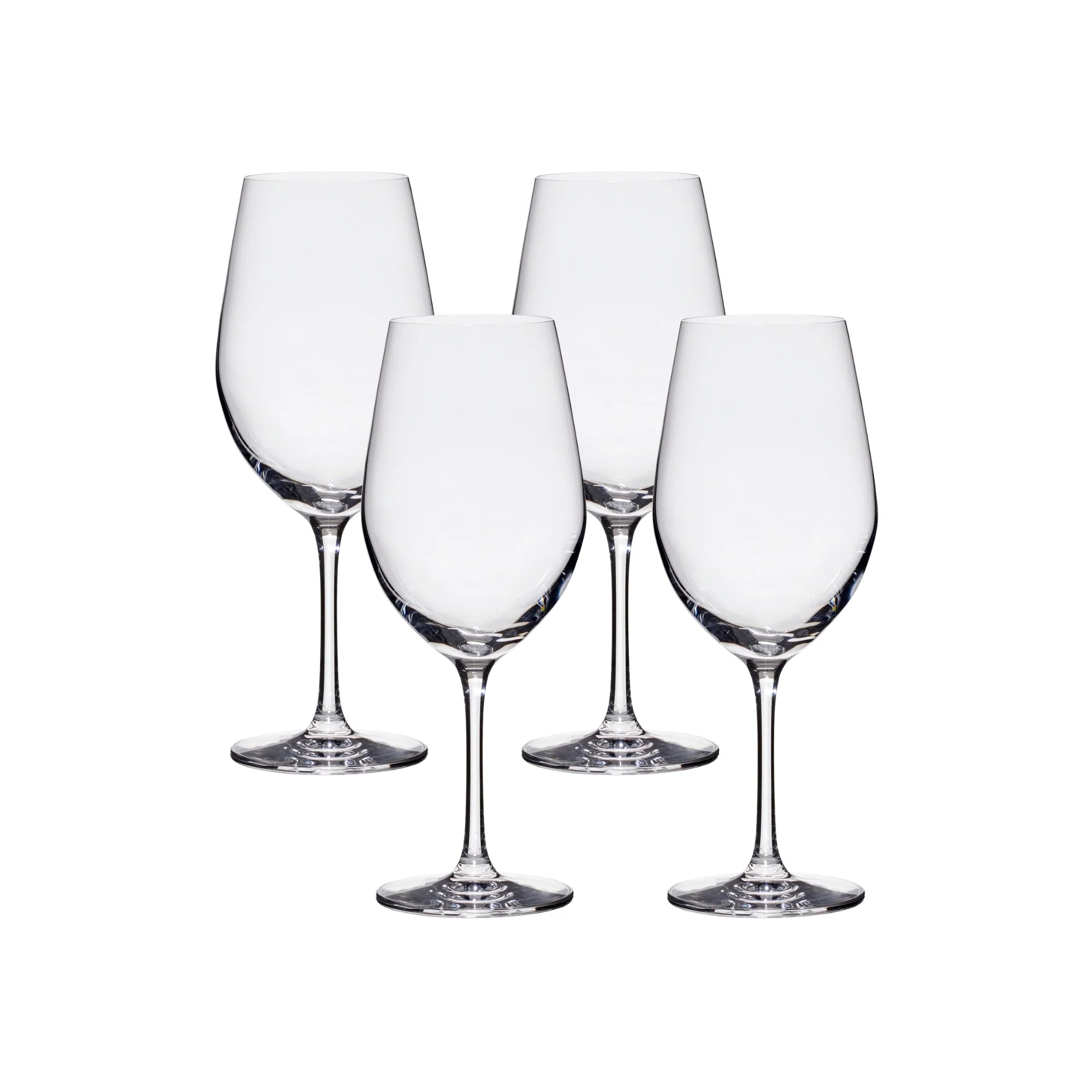 Corelle Durable Dinnerware Tokyo Temptation Cabernet Glasses (4-Pieces), 16-ounce, Dishwasher Safe, Lead-free Crystalline