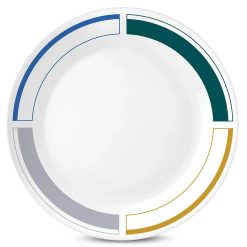 Corelle Durable Dinnerware Color Block 10.25 Dinner Plate