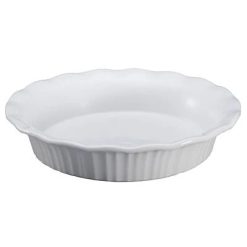 Corelle Durable Dinnerware French White 9 Pie Plate