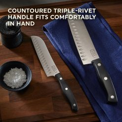 Alternative view of Corelle Durable Dinnerware Ellsworth 2-piece Santoku Knife