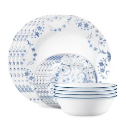 Corelle Durable Dinnerware Darlington 12-piece Dinnerware Set, Service for 4