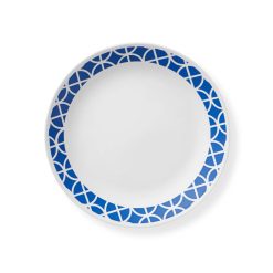 Corelle Durable Dinnerware Cobalt Circles 10.25 Dinner Plate