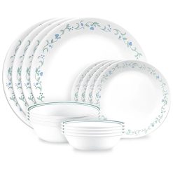 Corelle Durable Dinnerware Country Cottage 16-piece Mugless Dinnerware Set, Service for 4