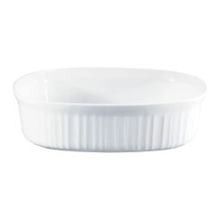 Corelle Durable Dinnerware French White 2.5-quart Oval Casserole Dish