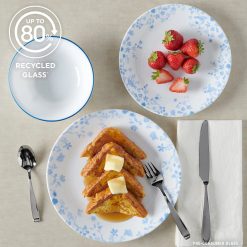 Alternative view of Corelle Durable Dinnerware Garden Song 12-piece Dinnerware Set, Service for 4