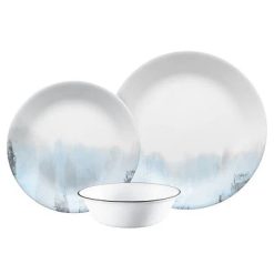 Corelle Durable Dinnerware Tranquil Reflections 12-piece Dinnerware Set, Service for 4
