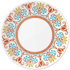 Corelle Durable Dinnerware Global Collection Terracotta Dreams 10.25 Dinner Plate