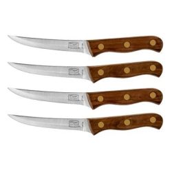 Corelle Durable Dinnerware Walnut Tradition 4-piece Steak Knife Set