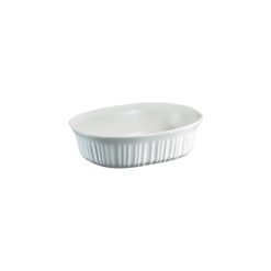 Corelle Durable Dinnerware French White 1.5-quart Oval Casserole Dish