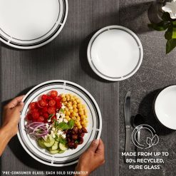Alternative view of Corelle Durable Dinnerware Brasserie 6.75 Appetizer Plate, 6-pack