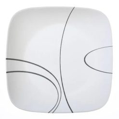 Corelle Durable Dinnerware Simple Lines 10.5 Dinner Plate