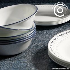 Alternative view of Corelle Durable Dinnerware Caspian Lace 18-ounce Cereal Bowl