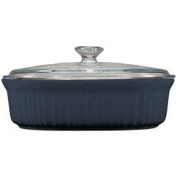 Corelle Durable Dinnerware French Colors 2.5-quart Oval Baking Dish, Navy