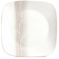 Corelle Durable Dinnerware Square Wandering Grove 10.5 Dinner Plate