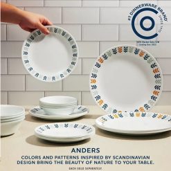 Alternative view of Corelle Durable Dinnerware Anders 6.75 Appetizer Plate