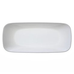 Corelle Durable Dinnerware Pure White Appetizer Tray- 10.5