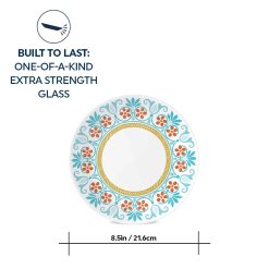 Alternative view of Corelle Durable Dinnerware Global Collection Terracotta Dreams 8.5 Salad Plate