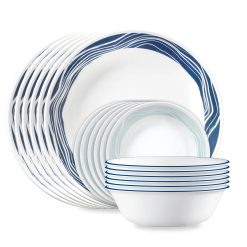 Corelle Durable Dinnerware Acadia 18-piece Dinnerware Set, Service for 6