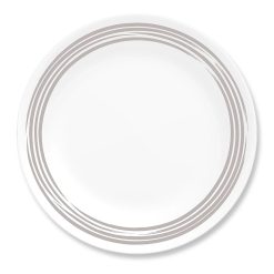 Corelle Durable Dinnerware Brushed Silver 8.5 Salad Plate