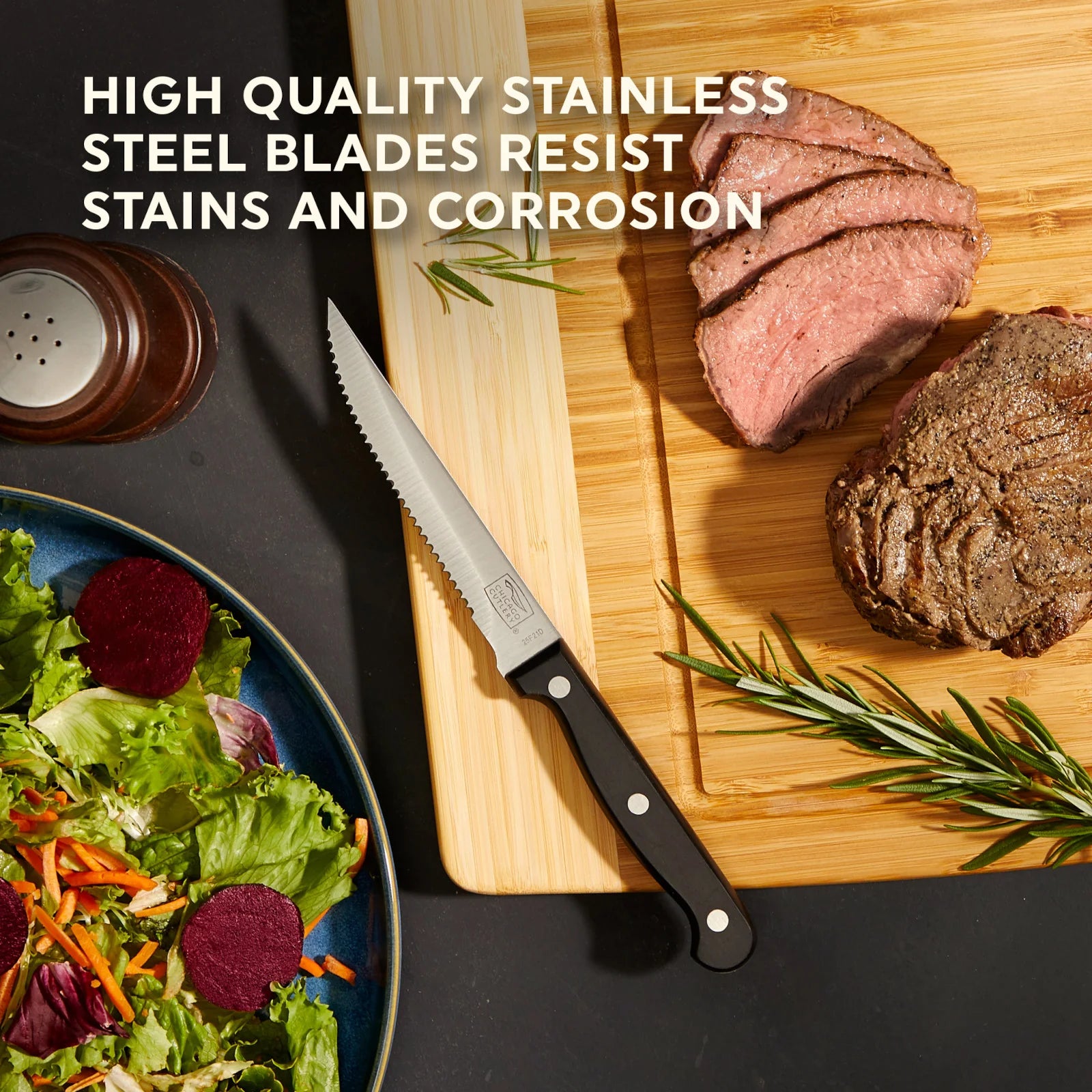 Corelle Durable Dinnerware Essentials 4-piece Steak Knife Set - Image 4