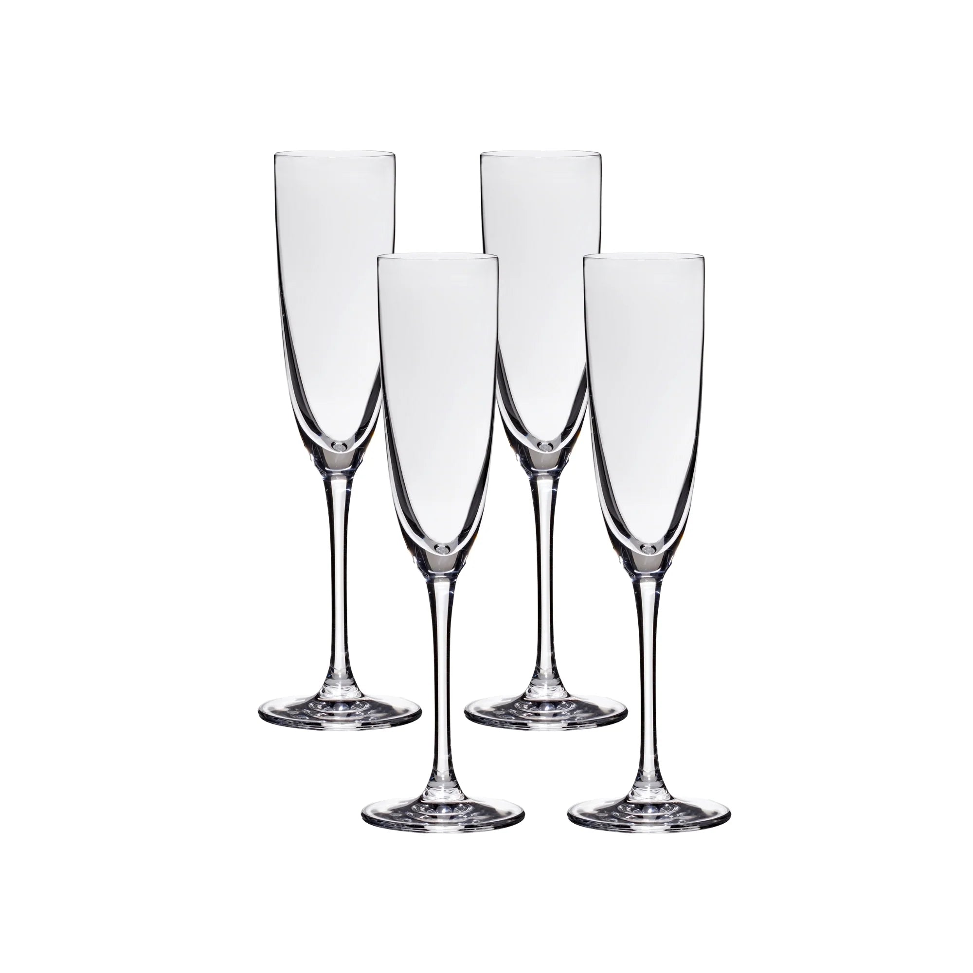 Corelle Durable Dinnerware Tokyo Temptation Champagne Glasses (4-Pieces), 5-ounce, Dishwasher Safe, Lead-free Crystalline