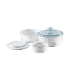 Corelle Durable Dinnerware French White 6-piece Bakeware Set
