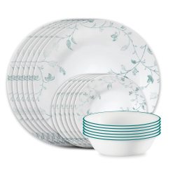 Corelle Durable Dinnerware Chambord 18-piece Dinnerware Set, Service for 6