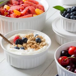 Alternative view of Corelle Durable Dinnerware French White 10-piece Round Bakeware Set