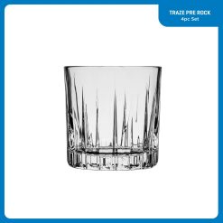 Alternative view of Corelle Durable Dinnerware Traze PRE Rocks Glasses (4-Pieces), 12-ounce, Dishwasher Safe