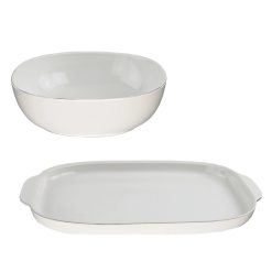 Corelle Durable Dinnerware 2-piece Serving Set, Powder