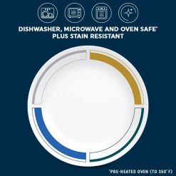 Alternative view of Corelle Durable Dinnerware Color Block 8.5 Salad Plate