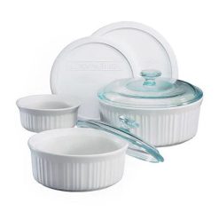 Corelle Durable Dinnerware French White 7-piece Casserole Set