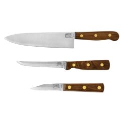 Corelle Durable Dinnerware Walnut Tradition 3-piece Knife Set