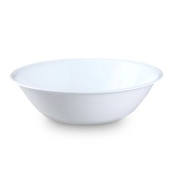 Corelle Durable Dinnerware Winter Frost White Meal Bowl, 4-pack