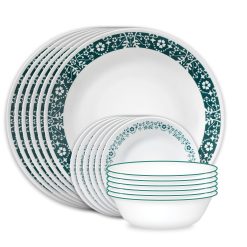 Corelle Durable Dinnerware Penelope 18-piece Dinnerware Set, Service for 6