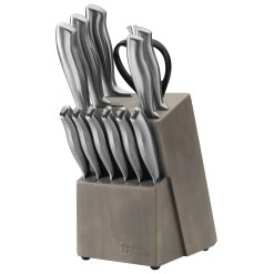 Corelle Durable Dinnerware Insignia Steel 13-piece Block Set