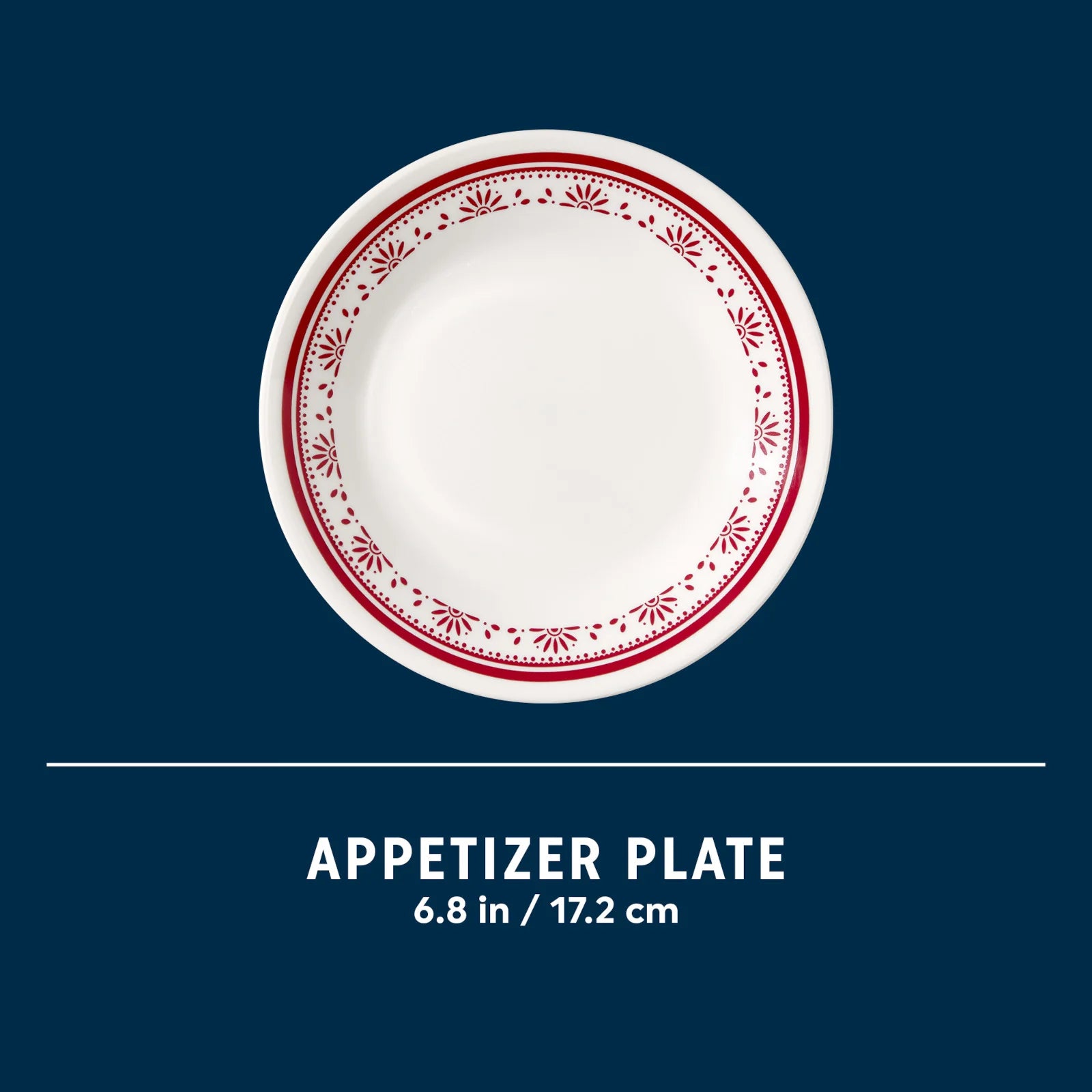 Corelle Durable Dinnerware Sadie 6.75 Appetizer Plate - Image 6
