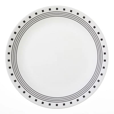 Corelle Durable Dinnerware City Block 10.25 Dinner Plate