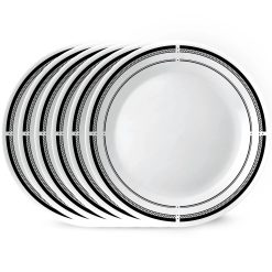Corelle Durable Dinnerware Brasserie 10.25 Dinner Plates, 6-pack