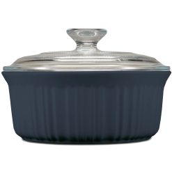 Corelle Durable Dinnerware French Colors 1.5-quart Round Baking Dish, Navy