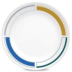 Corelle Durable Dinnerware Color Block 8.5 Salad Plate