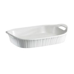 Corelle Durable Dinnerware French White 3-quart Casserole Dish